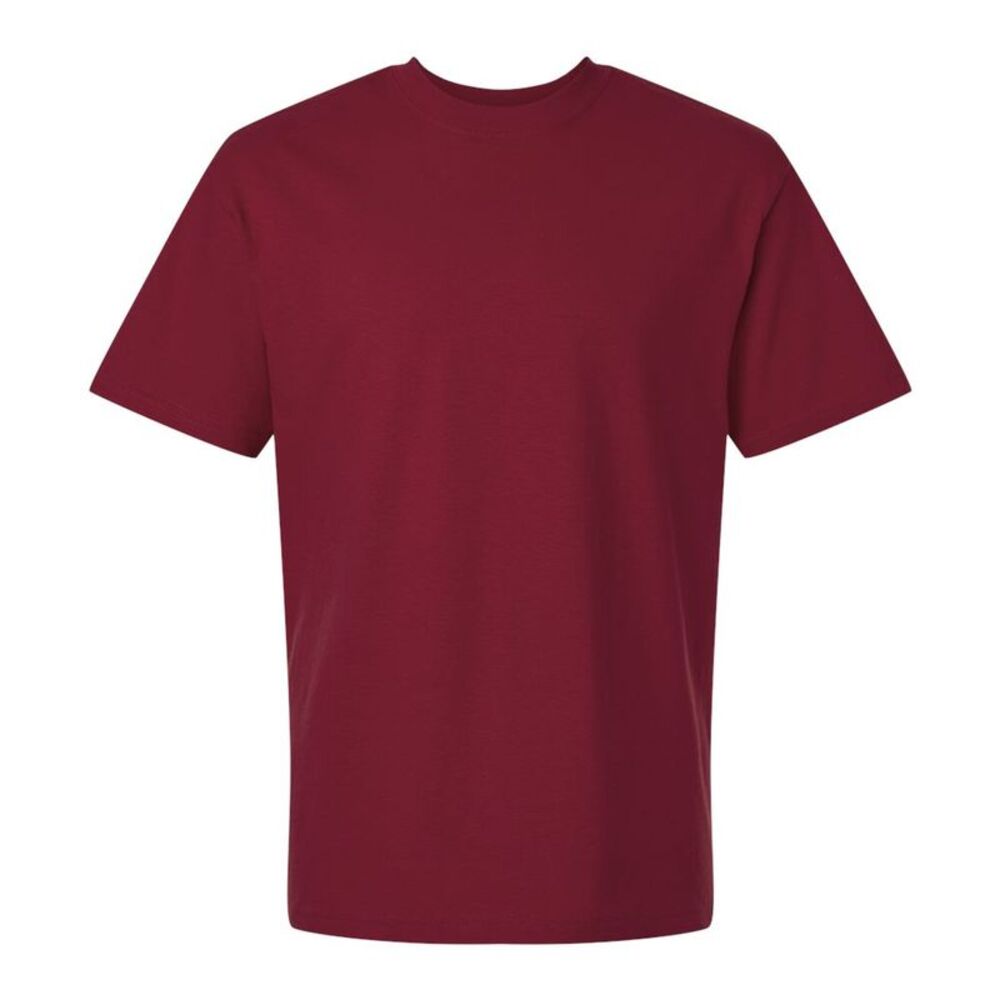 Gildan Unisex Adult Hammer Maxweight Cotton Blend T-Shirt / Garnet